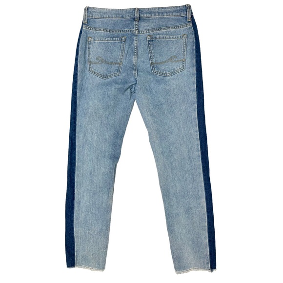 Roxy Denim Boyfriend Jeans Light Wash Button Fly Size 27 - Picture 3 of 10